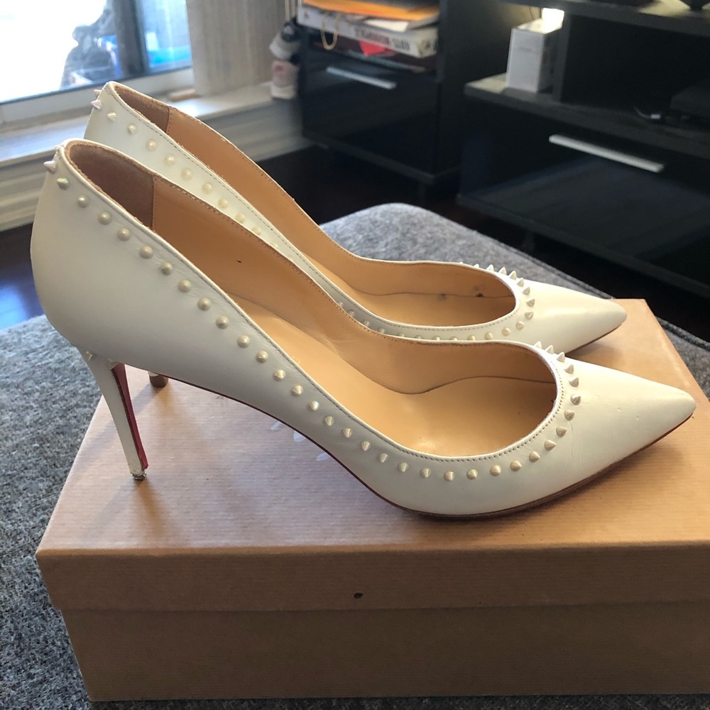 Authentic Christian Louboutin Anjalina Heels 85mm